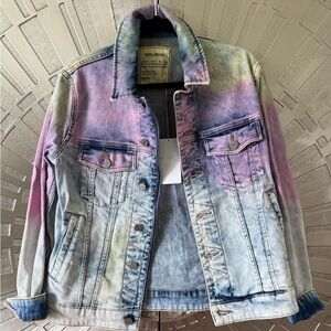 Zadig & Voltaire Tie-Dye Denim Jacket